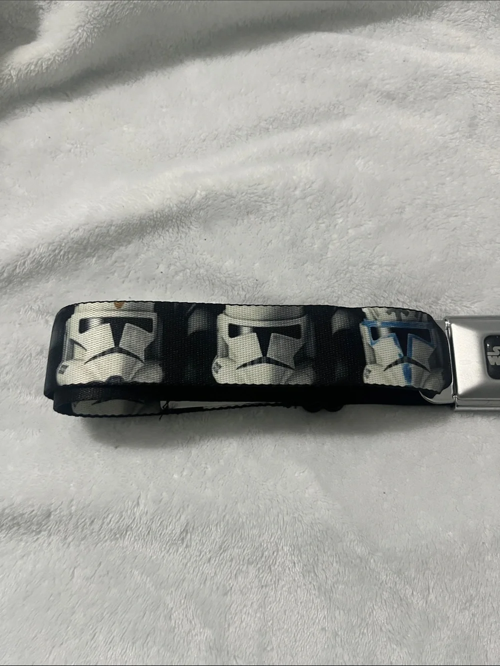Buckle Down Boy’s Star Wars Storm Trooper Seatbelt style belt